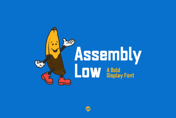 Assembly Low: A Bold Display Font for Your Brand
