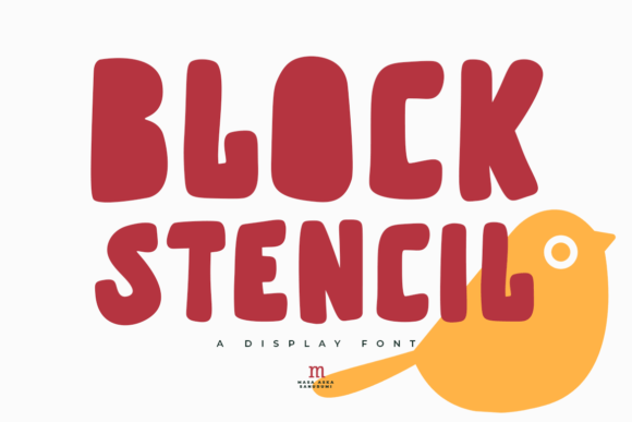 Block Stencil: A Bold Display Font That Elevates Small Business Branding