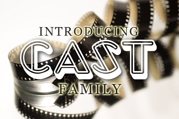 Cast: A Retro Display Font for Editorial Design
