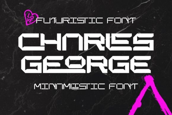 Charles George: A Futuristic Display Font That Elevates Small Business Branding
