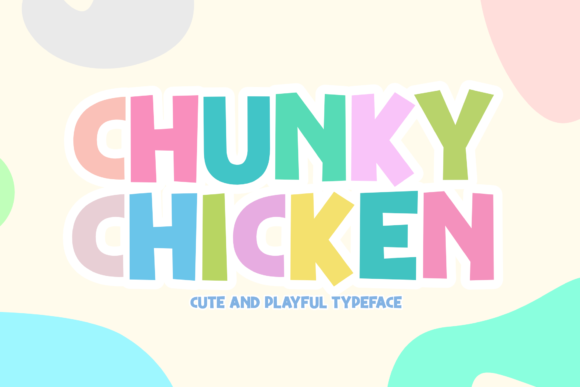 Chunky Chicken: A Bold Display Font for Creative Branding