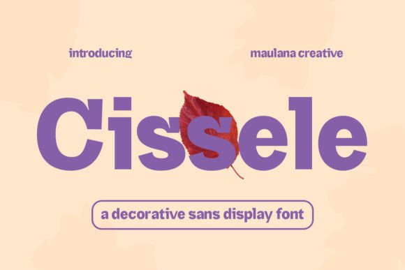 Cissele: A Modern Sans Display Font for Bold Branding