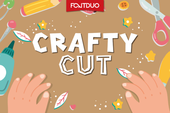 Crafty Cut: A Versatile Display Font for Small Business Branding