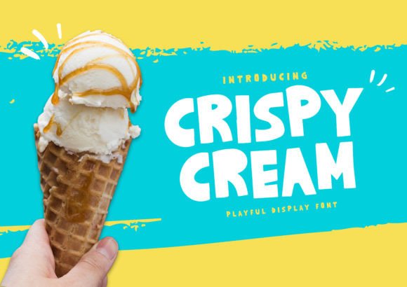 Crispy Cream: A Bold Display Font for Campaigns