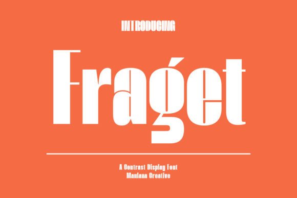 Fraget: A Modern Display Font for Scroll-Stopping Digital Design