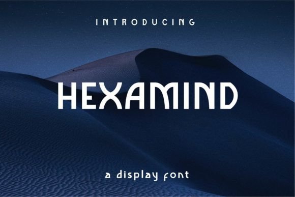 Hexamind: A Bold Display Font for Modern Campaigns