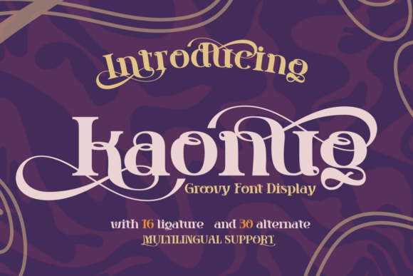 Kaonug: A Bold Display Font for Web Design