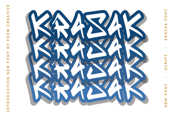 Krasak: A Powerful Display Font for Small Brands