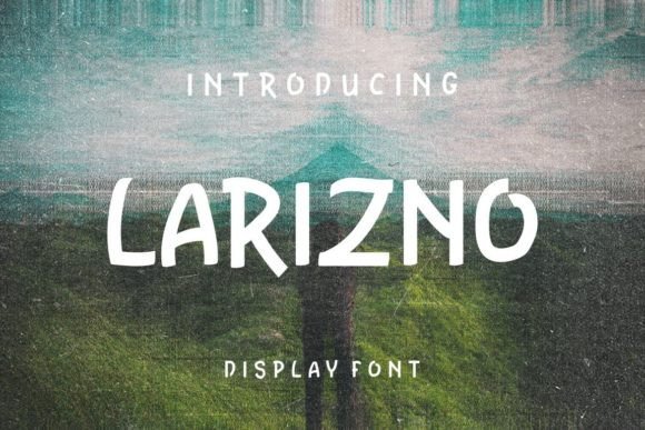 Larizno: The Quirky Display Font for Bold Marketing