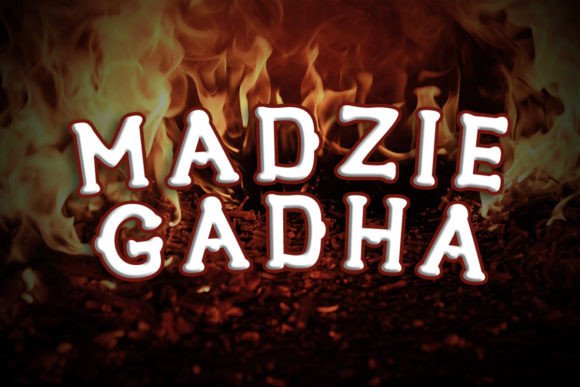 Madzie Gadha: A Modern Display Font for Bold Branding