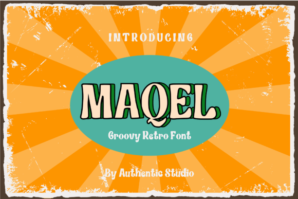 Maqel: A Retro Groovy Display Font for Web Design