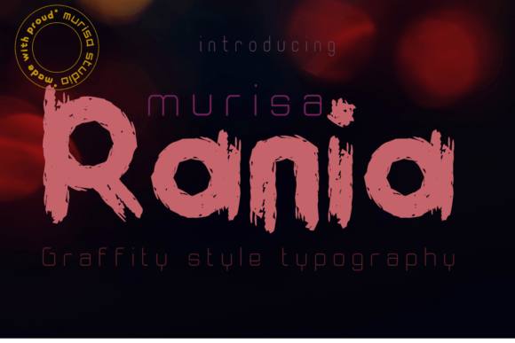 Murisa Rania: A Unique Display Font for Web Design