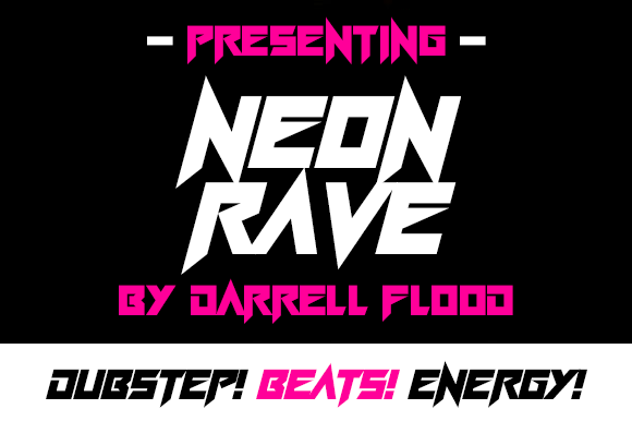 Neon Rave: A Bold Display Font for Modern Brands