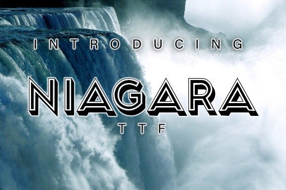 Niagara: A Premium Display Font for Polished Branding
