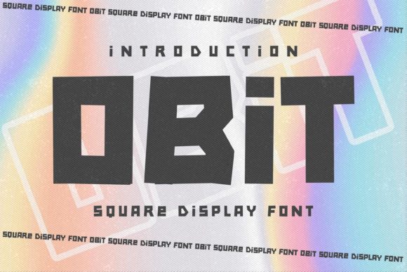 Obit: A Modern Display Font for Bold Branding