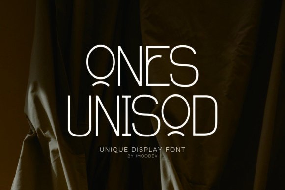 Ones Unisod: A Modern Display Font for Brand Identity