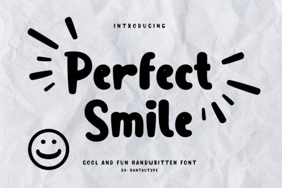 Perfect Smile: A Modern Display Font for Campaigns