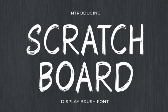 Scratch Board: A Designer’s Take on This Bold Display Font