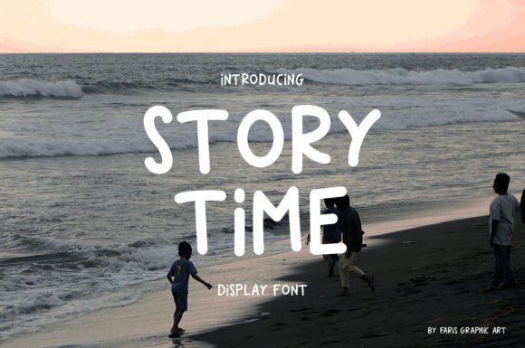 Story Time: A Handwritten Display Font for Editorial Design