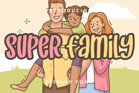 Super Family: A Quirky Handwritten Display Font Review