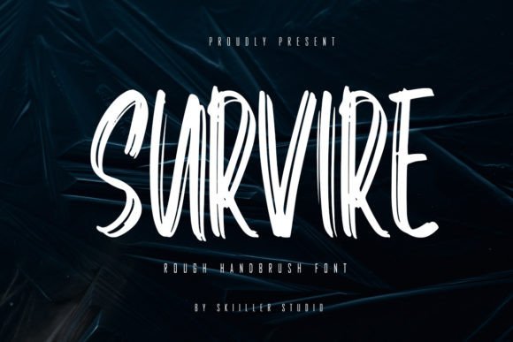 Survire: A Bold Display Font for High-Impact Campaign Graphics