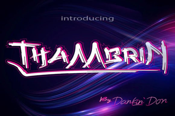 Thambrin: A Mysterious Display Font for Web Design