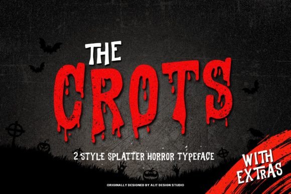 The Crots: A Spooky Display Font for Branding