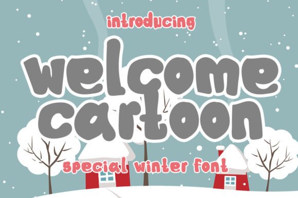 Welcome Cartoon: A Fresh Display Font for Web Design