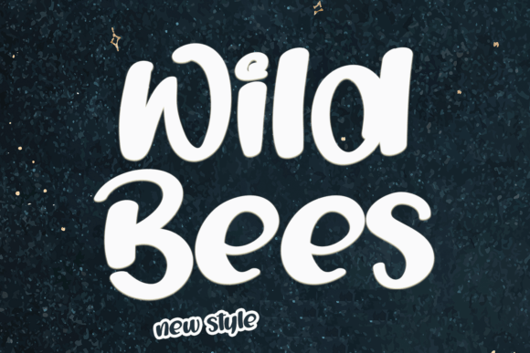 Wild Bees: A Romantic Display Font for Crafters