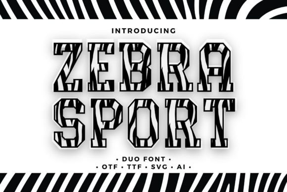 Zebra Sport: A Bold Display Font for Web Design